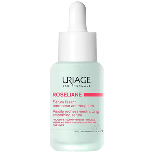 Uriage Roseliane Visible Redness-Neutralizing Smoothing Serum – glotninamasis serumas nuo paraudimo 30ml 