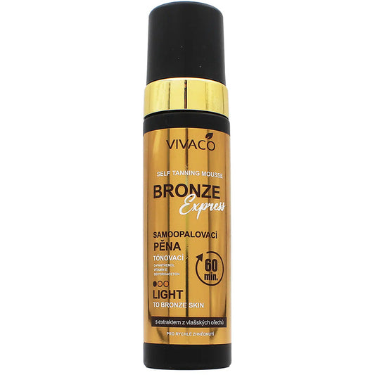 Vivaco Bronze Express Light – savaiminio įdegio putos 200ml 