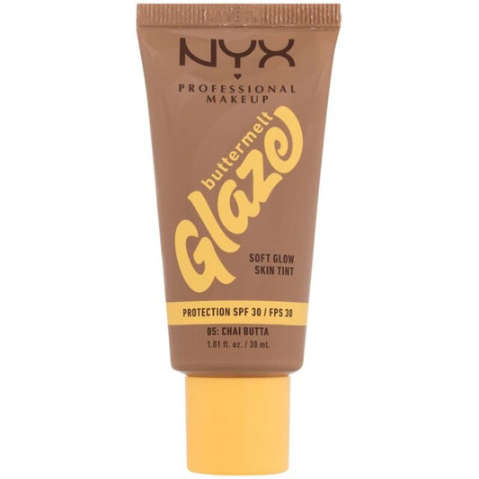 Nyx Buttermelt Glaze Soft Glow Skin Tint SPF30 – šviesinantis makiažas su UV apsauga 30 ml