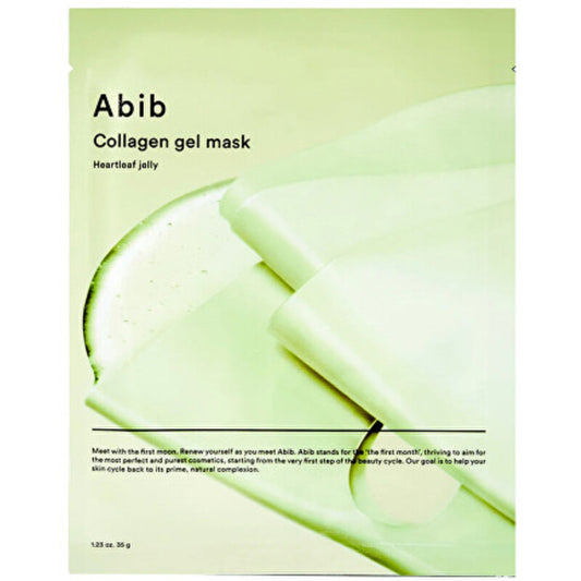 „Abib Heartleaf“ želė su kolagenu ir geliu – kolageno lakštinė kaukė