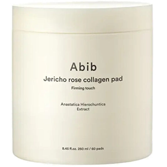 „Abib Firming Touch Jericho Rose“ kolageno įklotai (60 vnt.) – drėkinamieji tamponai su kolagenu
