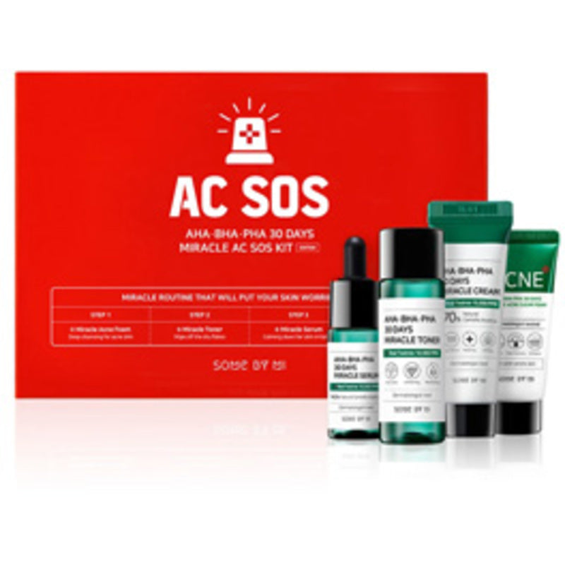 „Some By Mi AHA-BHA-PHA 30 Days Miracle Ac Sos Kit“ dovanų kosmetikos rinkinys