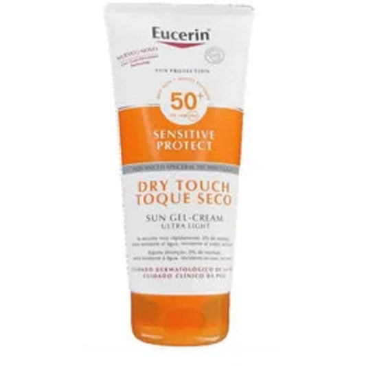 „Eucerin Sun Protection Oil Control“ apsauginis kremas nuo saulės SPF 50+ – apsauginis kreminis gelis veidui