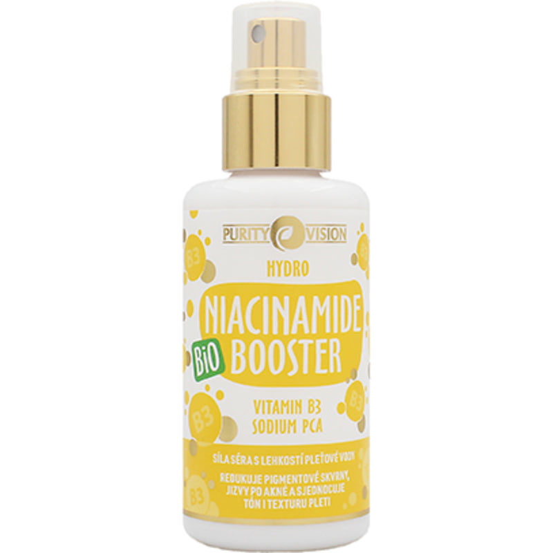 Purity Vision Bio Hydro Niacinamide Booster – riebalų kiekį reguliuojantis tonikas