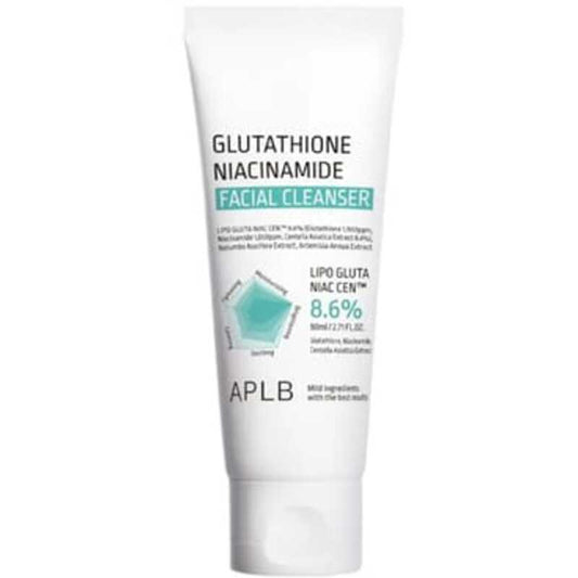 APLB Glutatione Niacinamide veido prausiklis – švelnios valomosios putos su glutationu ir niacinamidu