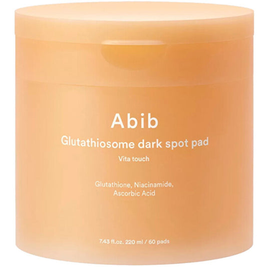 Abib Vita Touch Glutathiosome Dark Spot Pad (60 vnt.) - Šviesinantys toniniai diskeliai nuo pigmentinių dėmių