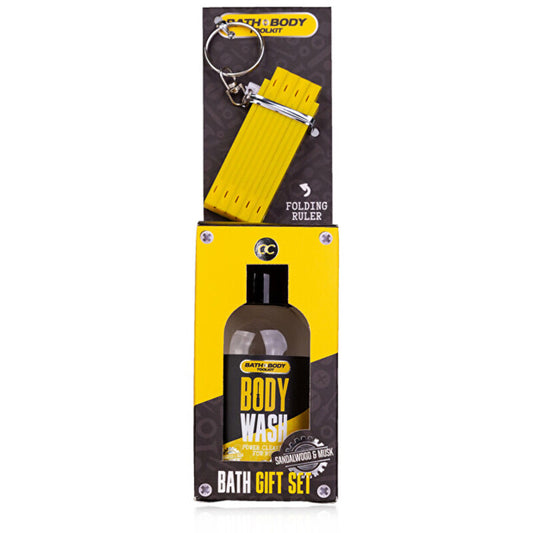 Akcentra Men's Bath & Body Care Gift Set Gift Set with Folding Ruler