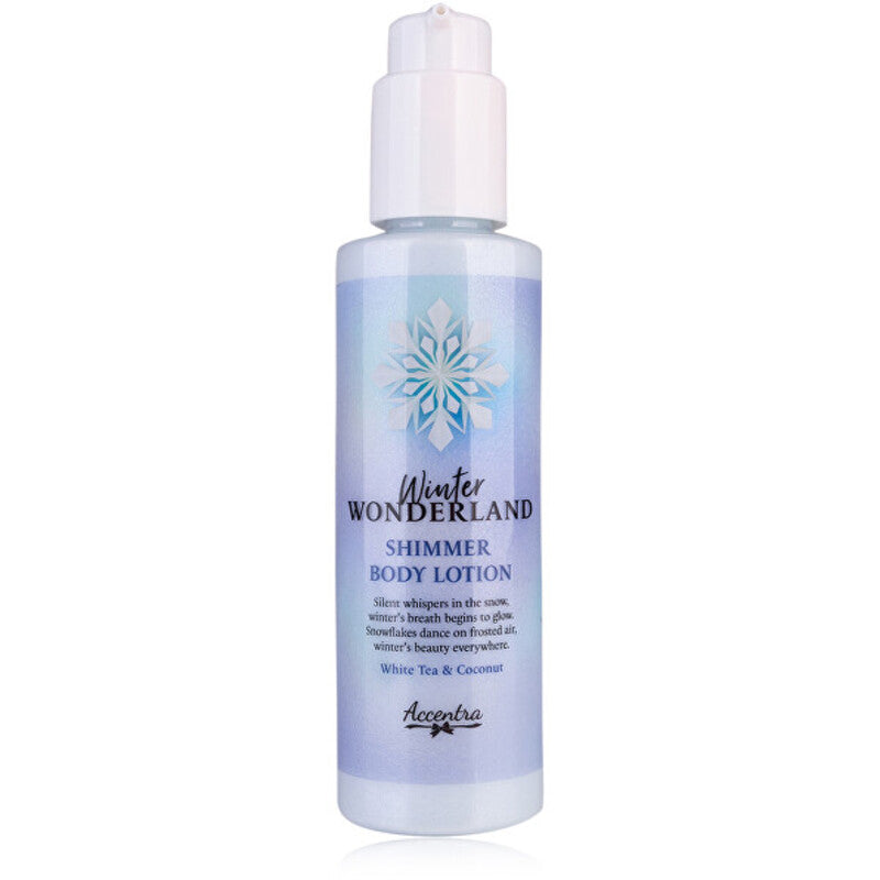 Accenta Winter Wonderland's glittering body lotion