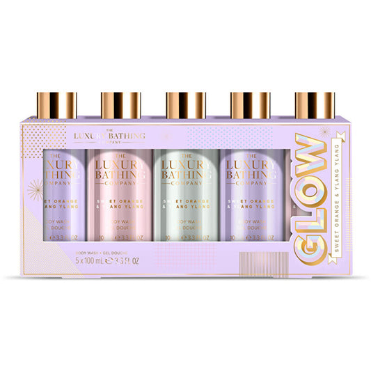 The Luxury Bathing Company shower gel gift set (orange and ilang ilang)