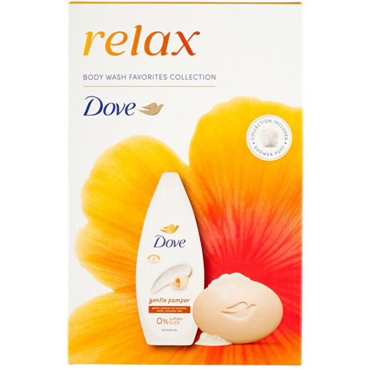 „Dove Relax“ kūno priežiūros rinkinys – kūno priežiūros dovanų rinkinys