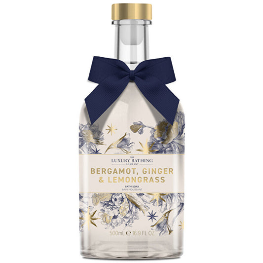 „The Luxury Bathing Company“ vonios burbulas buteliuke (bergamotė, imbieras ir citrinžolė)