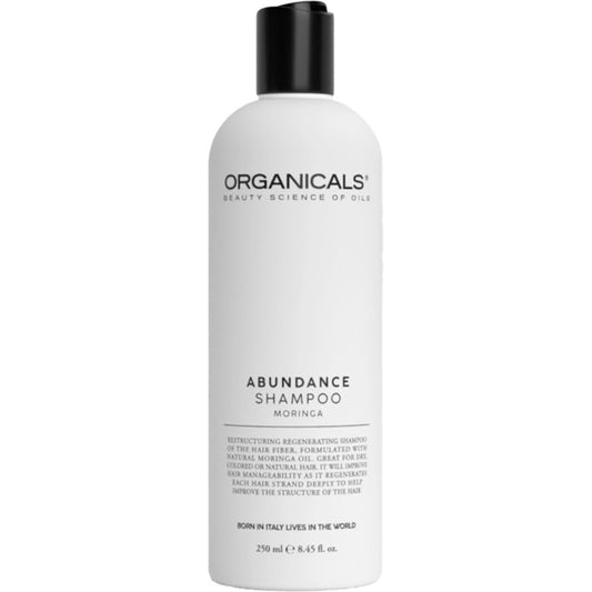 Organicals  ABUNDANCE Restructuring Shampoo (Moringa) - Regeneruojantis šampūnas