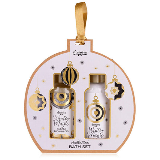 Accenta Winter Magic Vanilla Musk Bath Set - Bathroom Care Gift Set