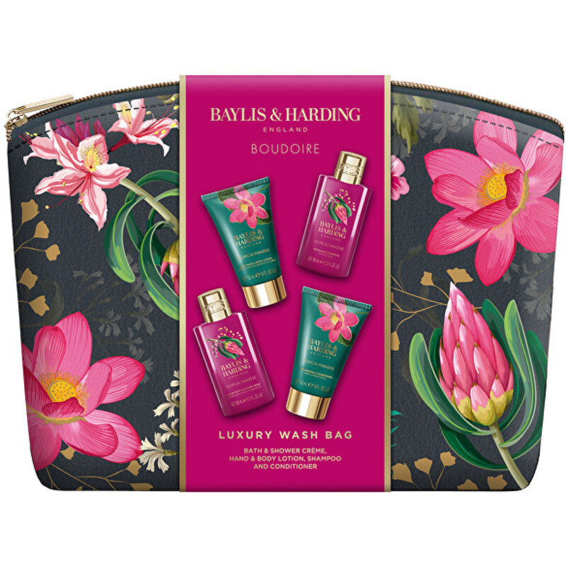 „Baylis & Harding Boudoire Tropical Paradise“ rinkinys su kosmetine – kūno priežiūros dovanų rinkinys