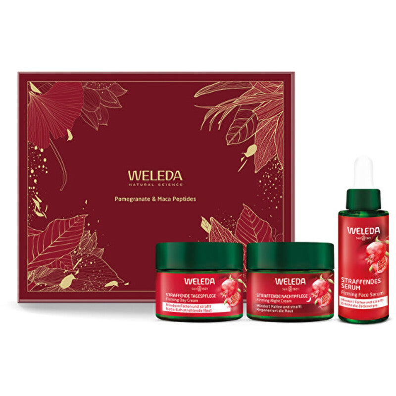 Weleda granatų ir makapeptidų trio – stangrinamasis dovanų rinkinys