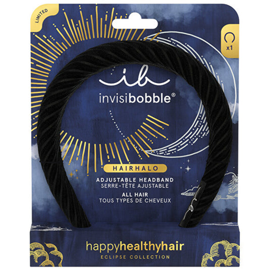 „Invisibobble Hairhalo Eclipse Midnight“ žiedas – plaukų juosta