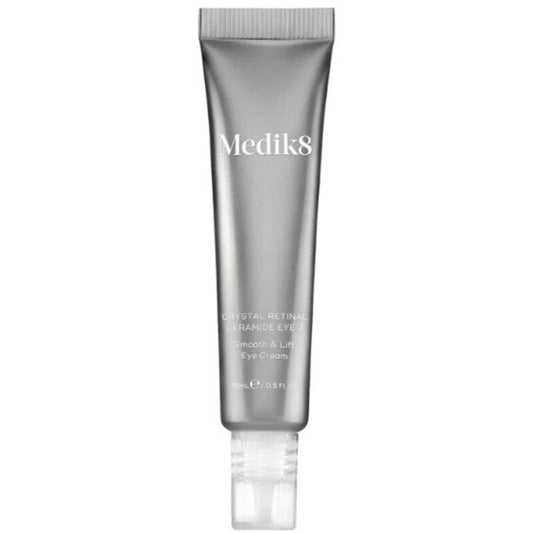 Medik8 Crystal Retinal Ceramide Eye 3 Smooth & Lift paakių kremas – naktinis atjauninantis paakių kremas