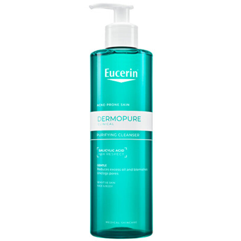 Eucerin DermoPure Clinical Purifying Cleanser – giliai valomasis gelis probleminei odai