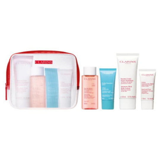 Clarins Head to Toe Moisturizing Essentials Set - Body ir Skin Care Dovanų Rinkinys