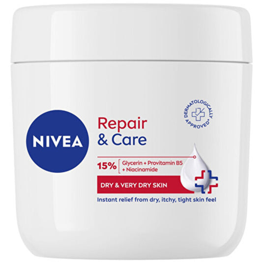 Nivea „Repair & Care 15%“ kūno kremas – drėkinamasis kūno kremas