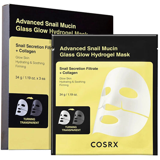 COSRX Glass Glow hidrogelio kaukių rinkinys - veido kaukių rinkinys
