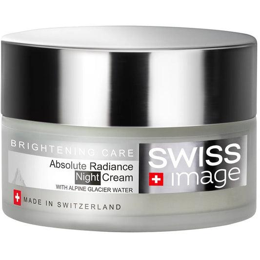 Swiss Image „Brightening Care Absolute Radiance“ naktinis kremas – naktinis regeneruojamasis kremas