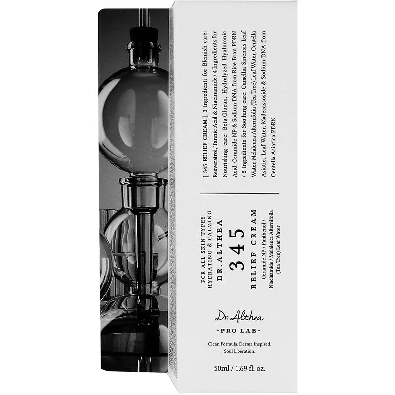 Dr.Althea 345 Relief Cream - raminamasis kremas su resveratroliu ir opuncijos ekstraktu